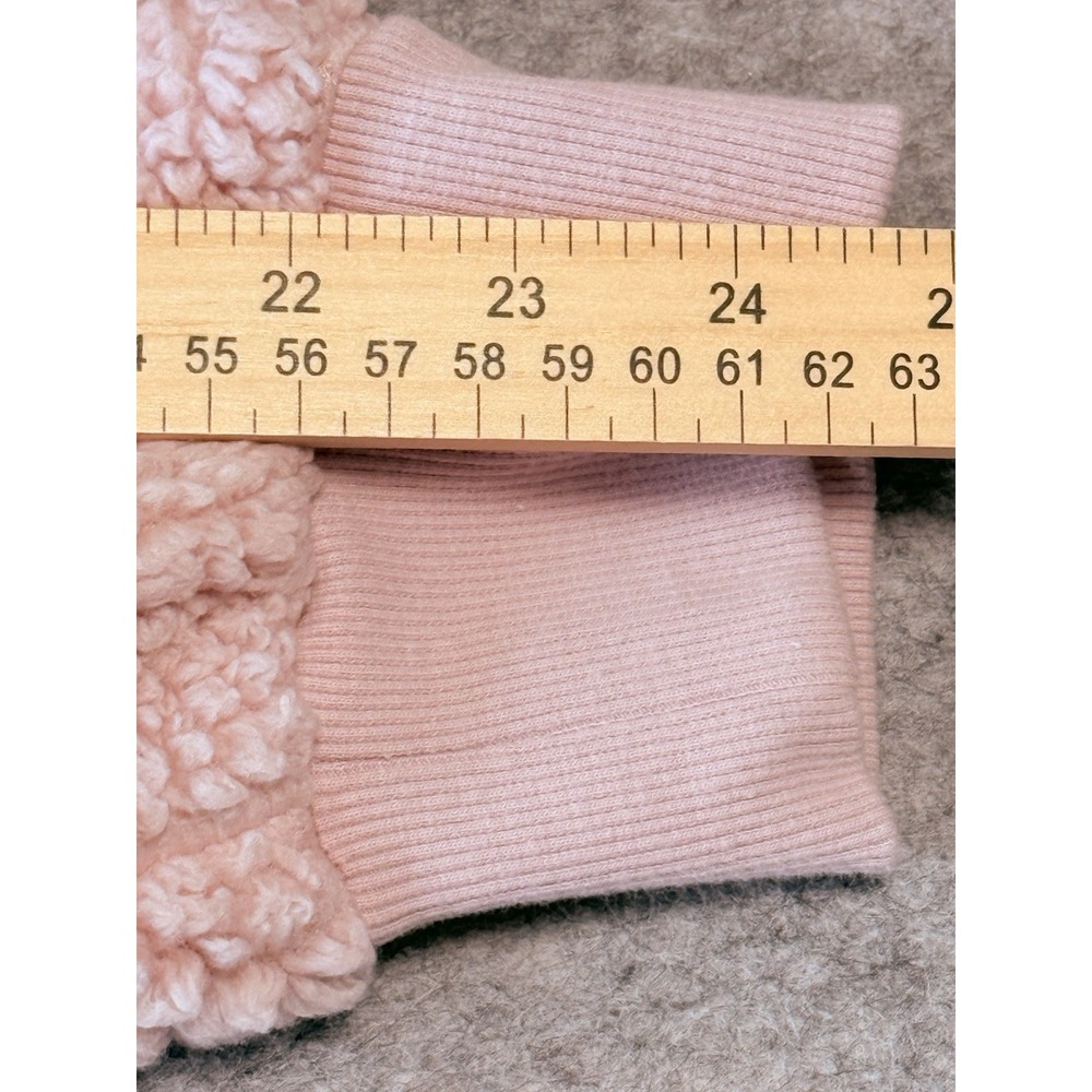 Lukka Lux Womens Pink Sherpa Fleece Pullover Turtleneck Sweater Size Large - Picture 10 of 12